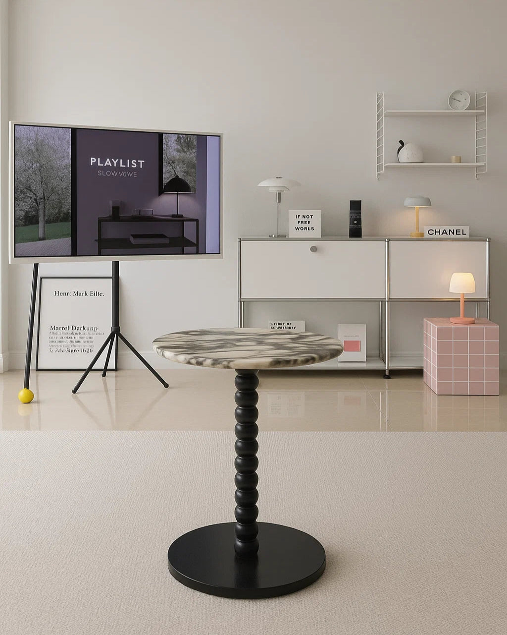 Luxurious Marble Side Table