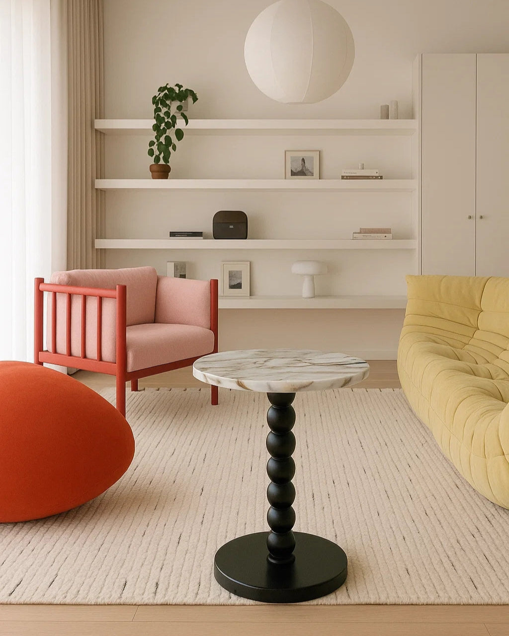 Luxurious Marble Side Table