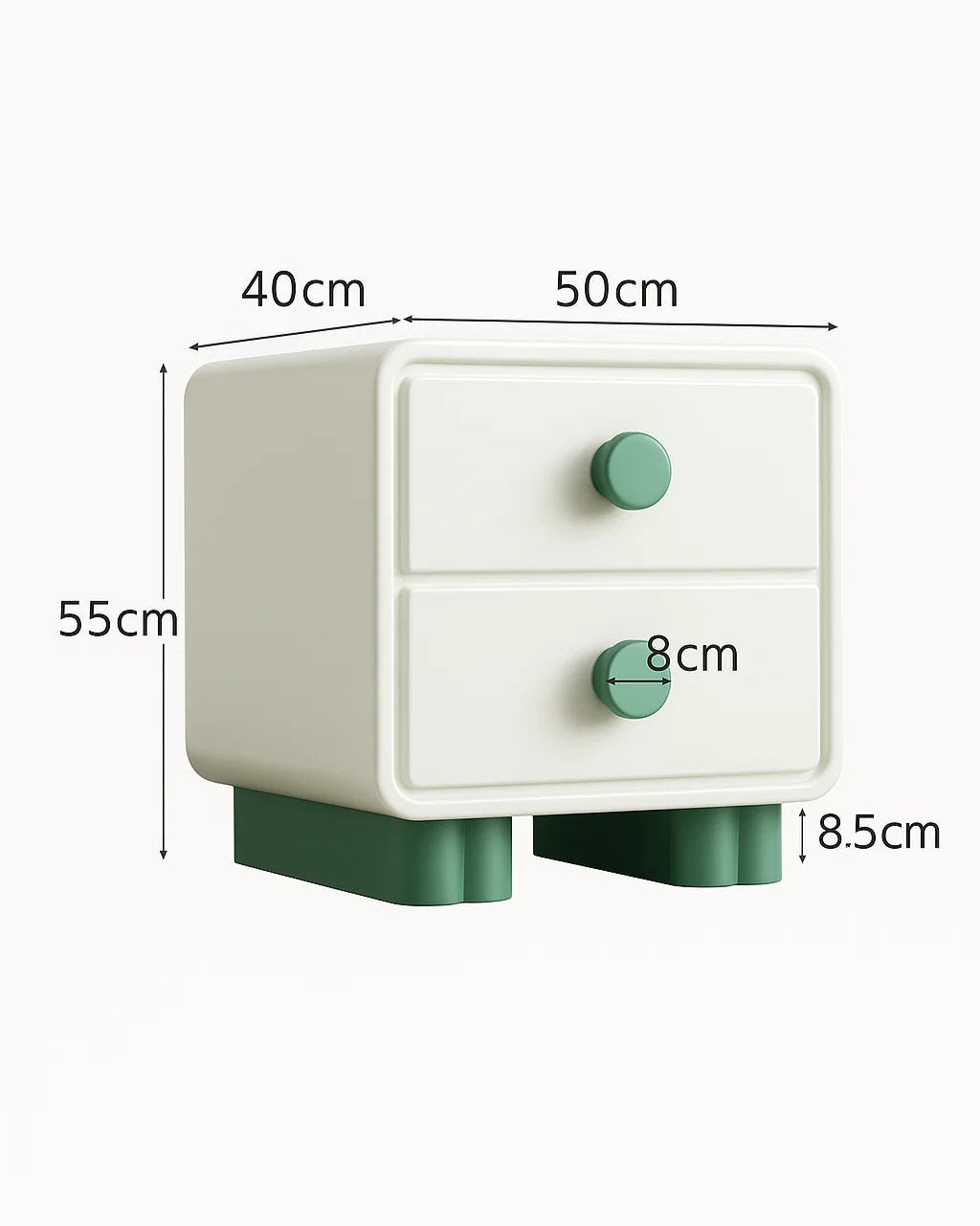 Color Blocked Nightstand