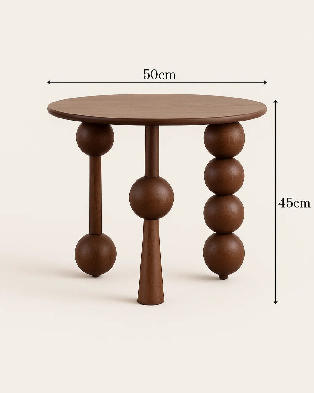 French Round Side Table