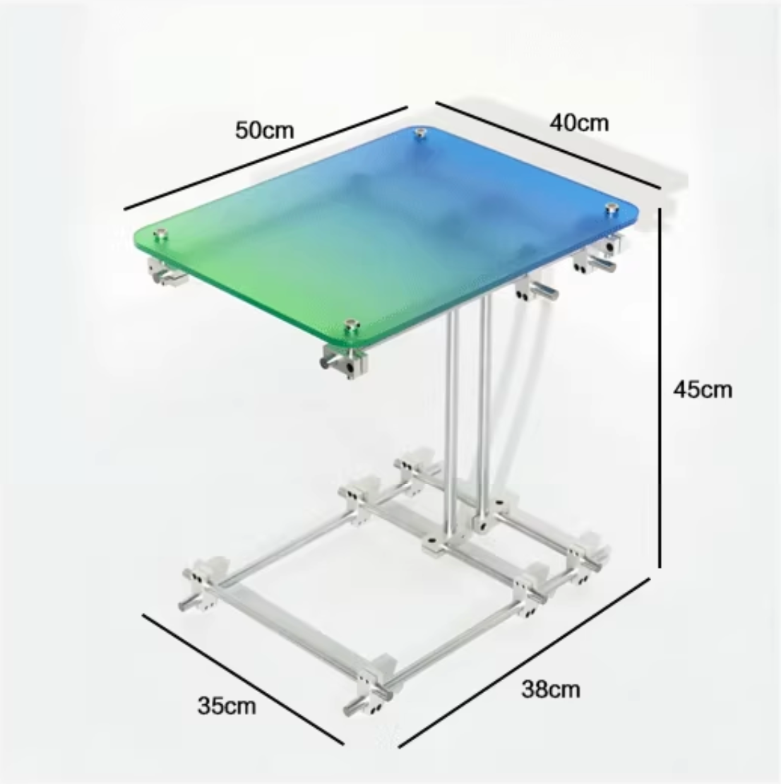 Gradient Acrylic Side Table