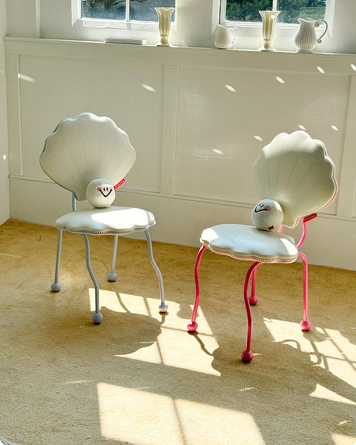 Shell Chair with Pearl Cushion