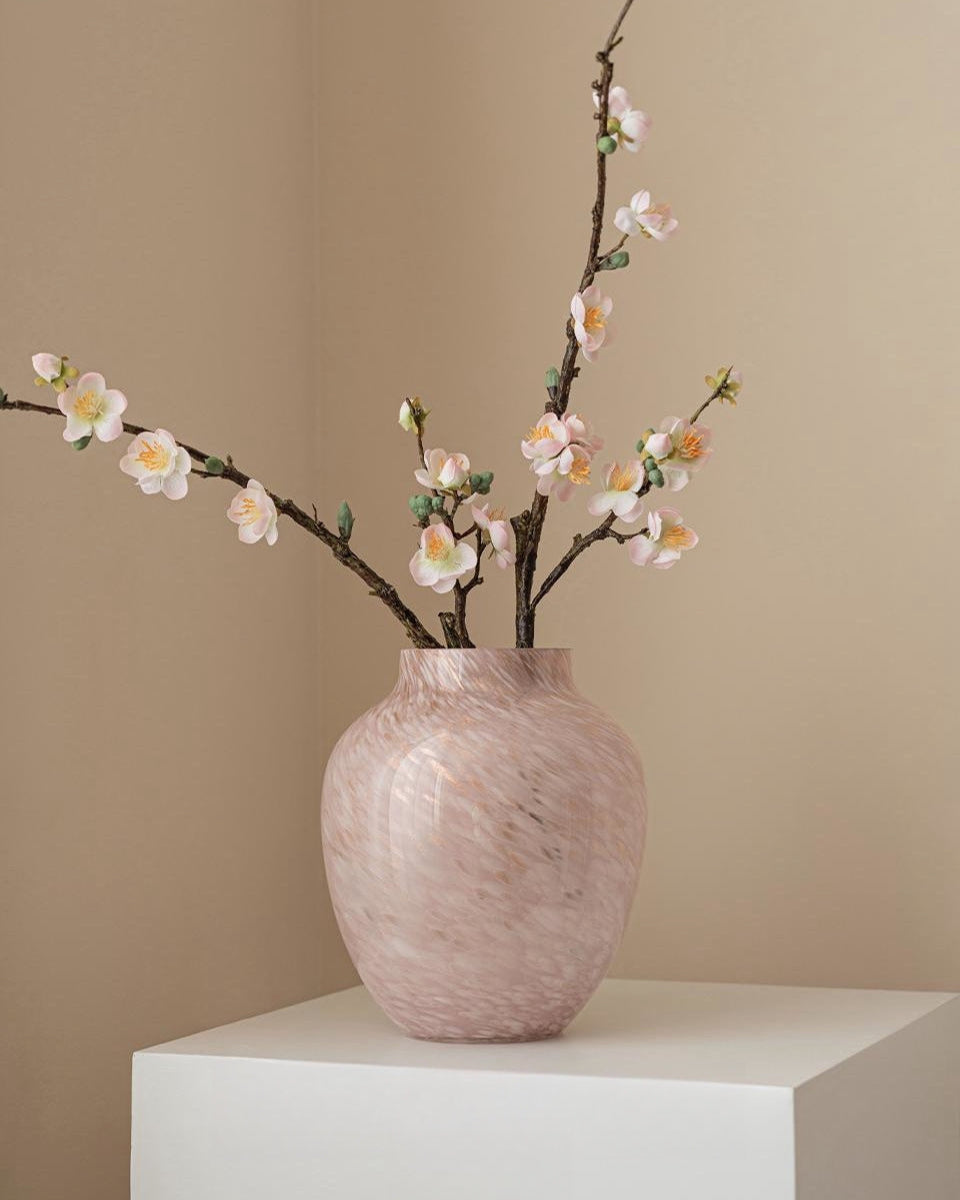 Foggy Handcrafted Glass Vase