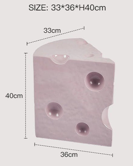 Cheese Side Table Coffee Table - HomeinFun