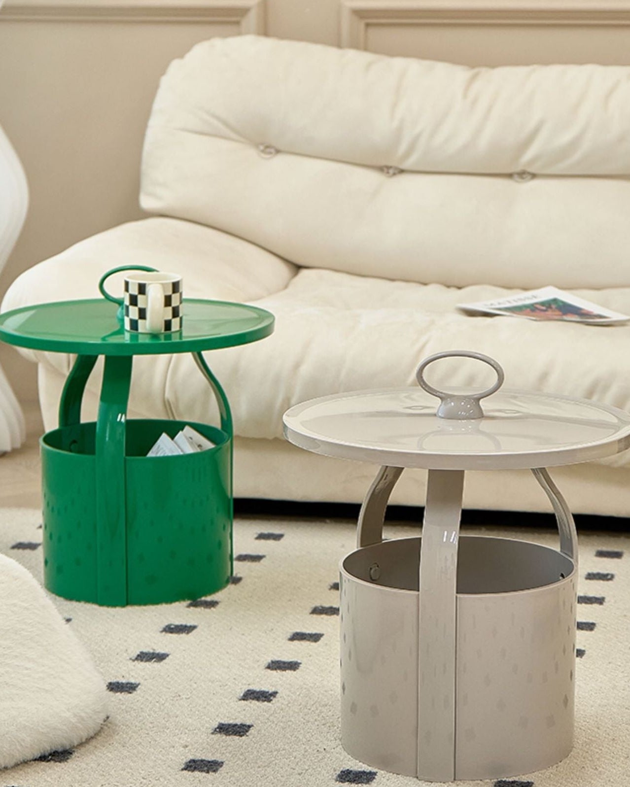 Bucket Handheld Side Table