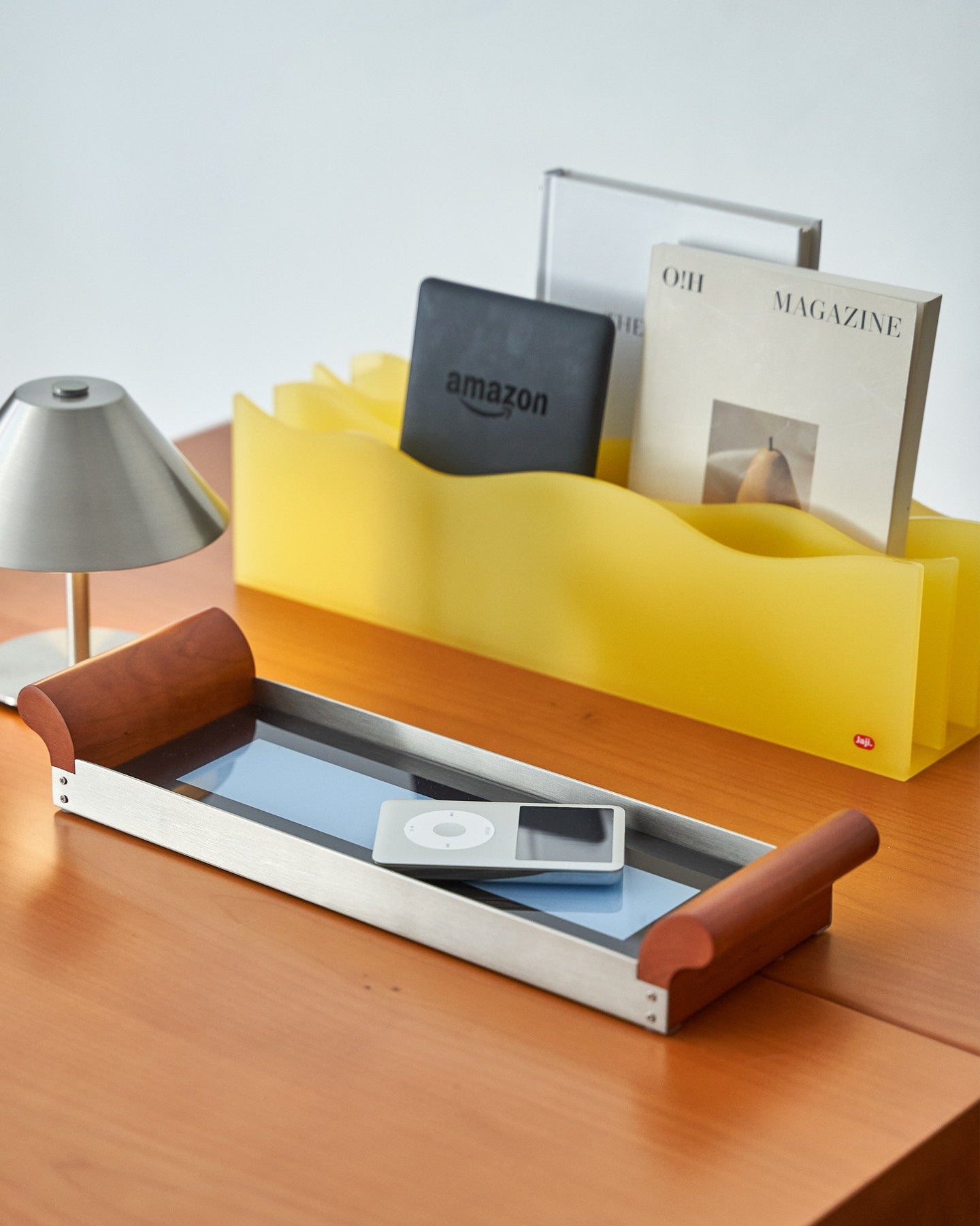 Wave Acrylic Magazine Organizer