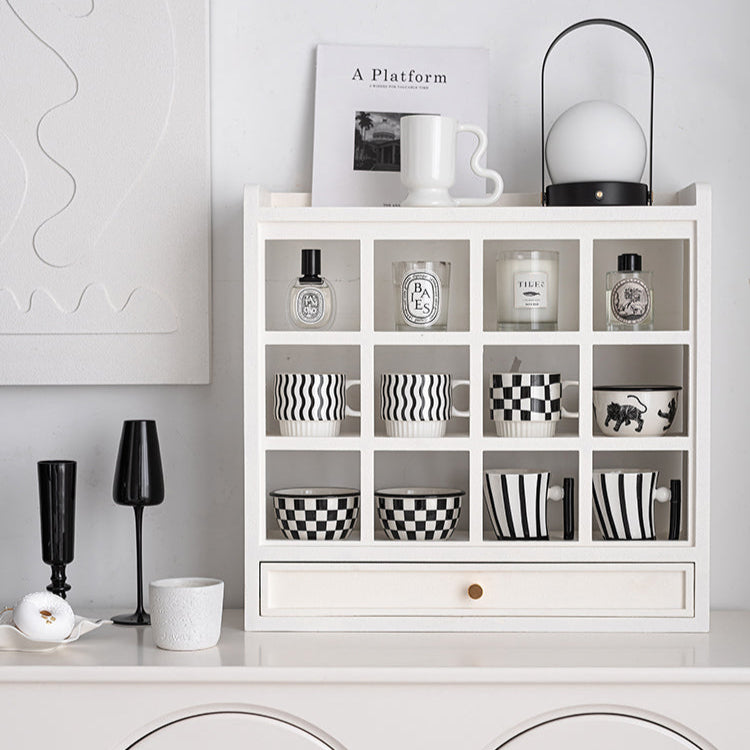 Japanese-inspired mug rack