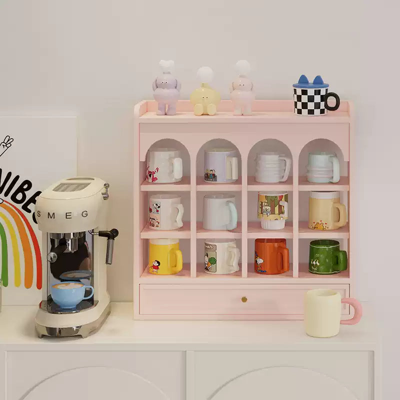 Japanese-inspired mug rack