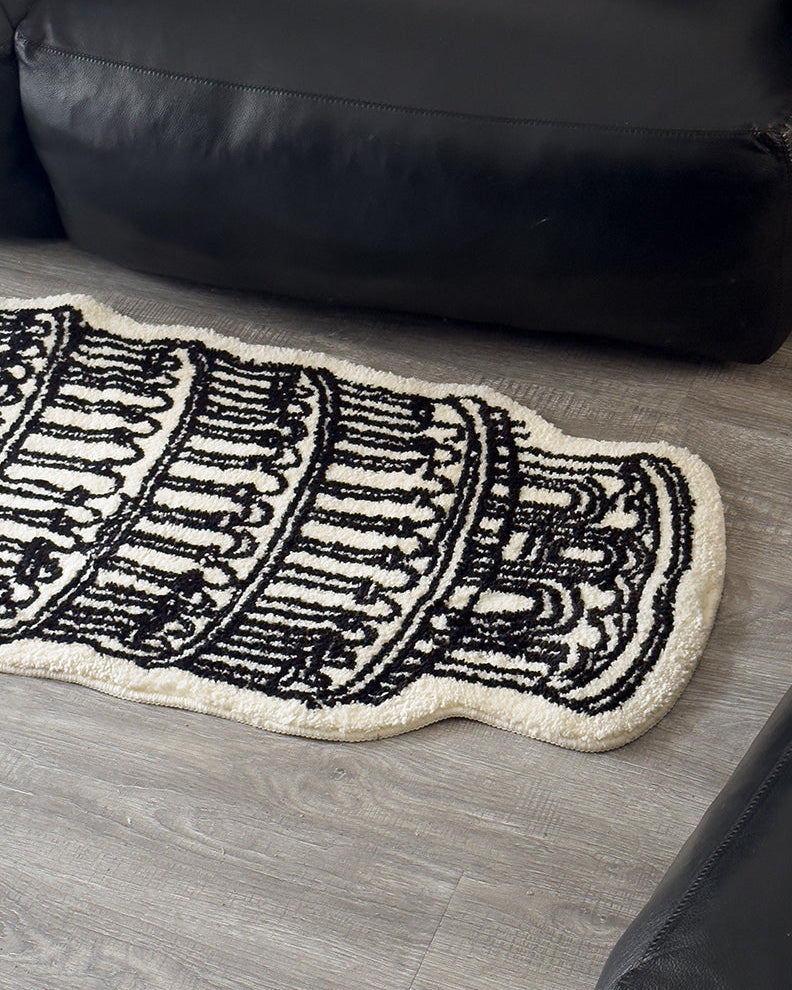 Museum-Style Bedside Rug