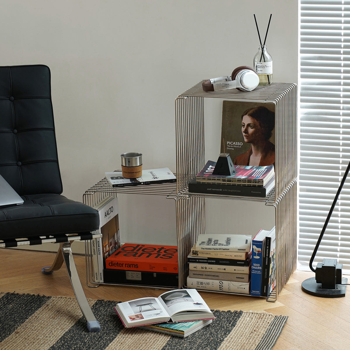 Nordic Style Metal Storage Shelf