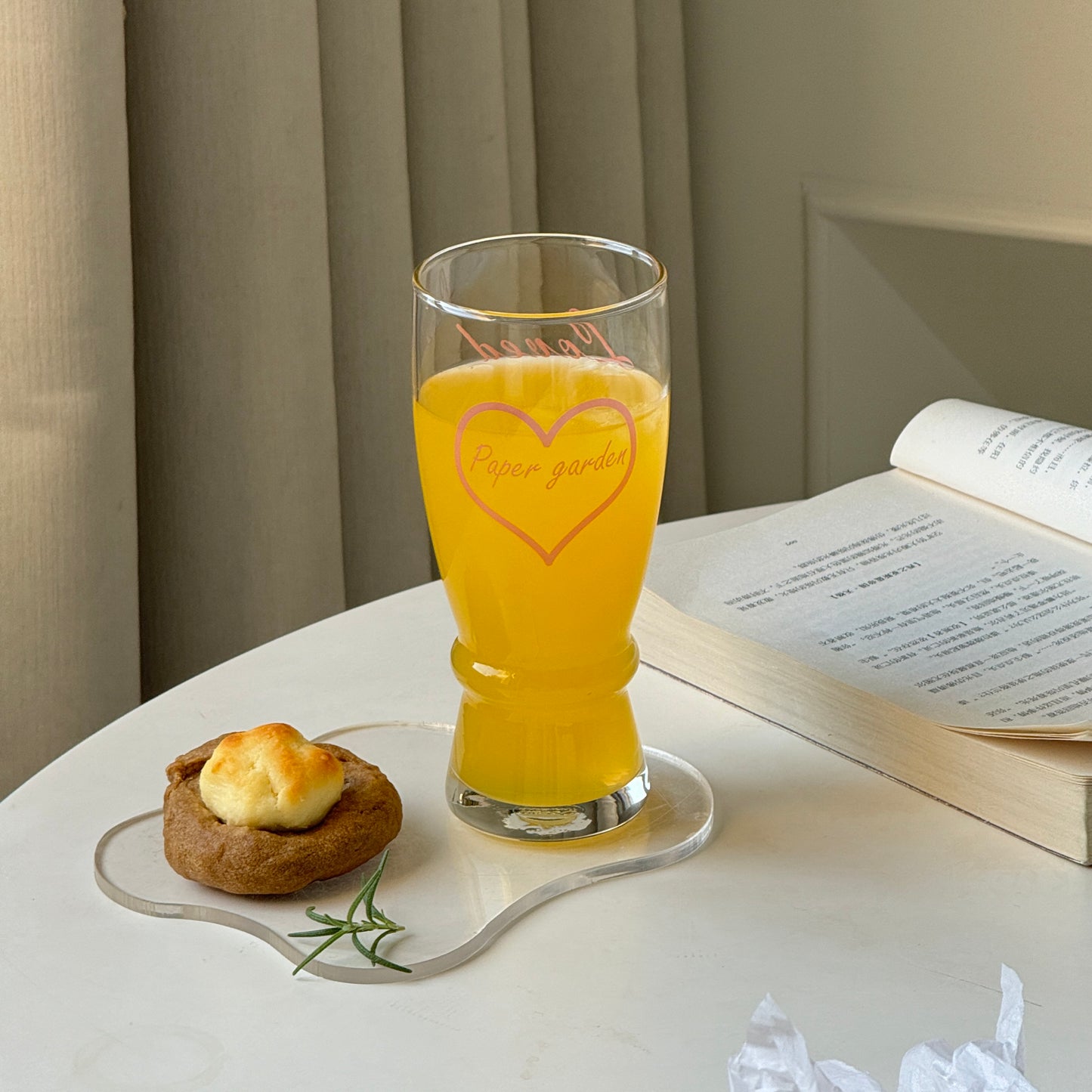 "Loved Girl" Tall Glass