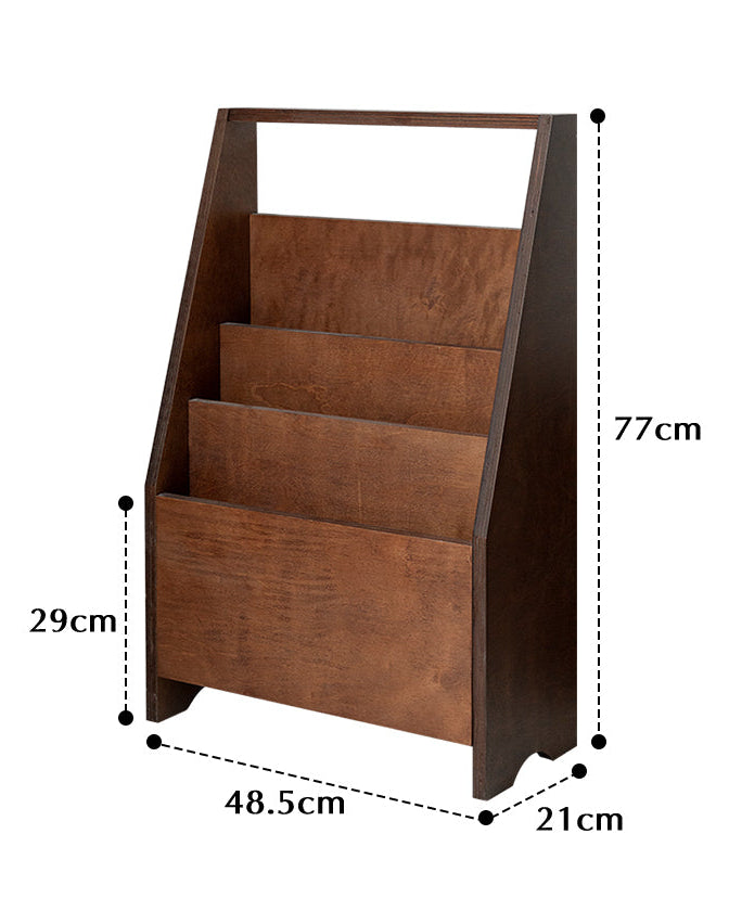 Vintage Wooden Magazine Rack