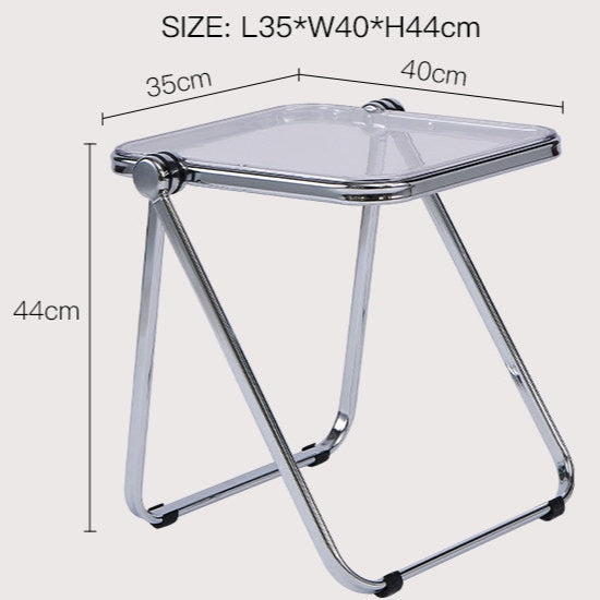 Foldable Acrylic Side Table