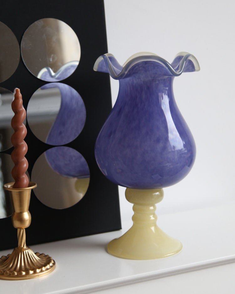 Elegant Purple Flower Vase