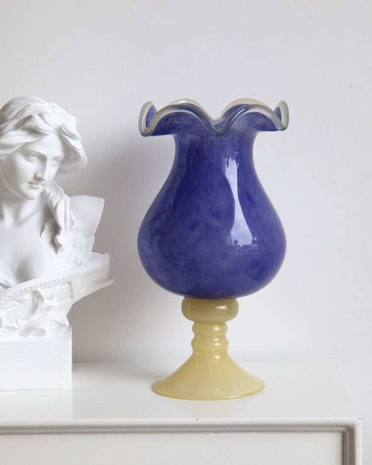 Elegant Purple Flower Vase