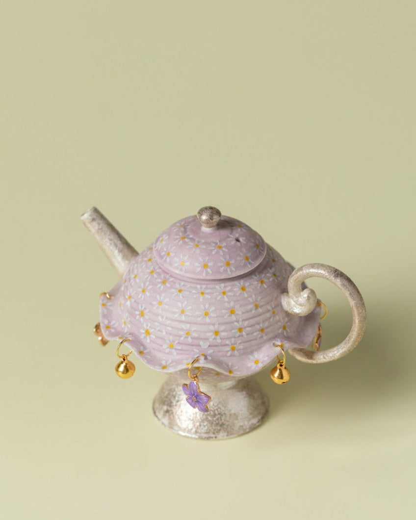 Lilac Daisy Tea Set