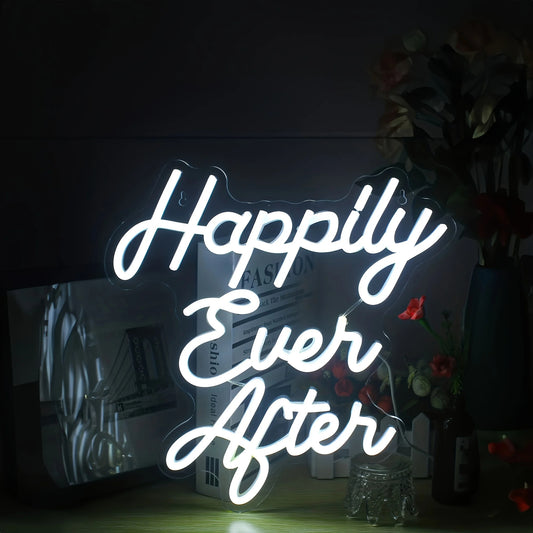 Happy Ever After Neon Sign