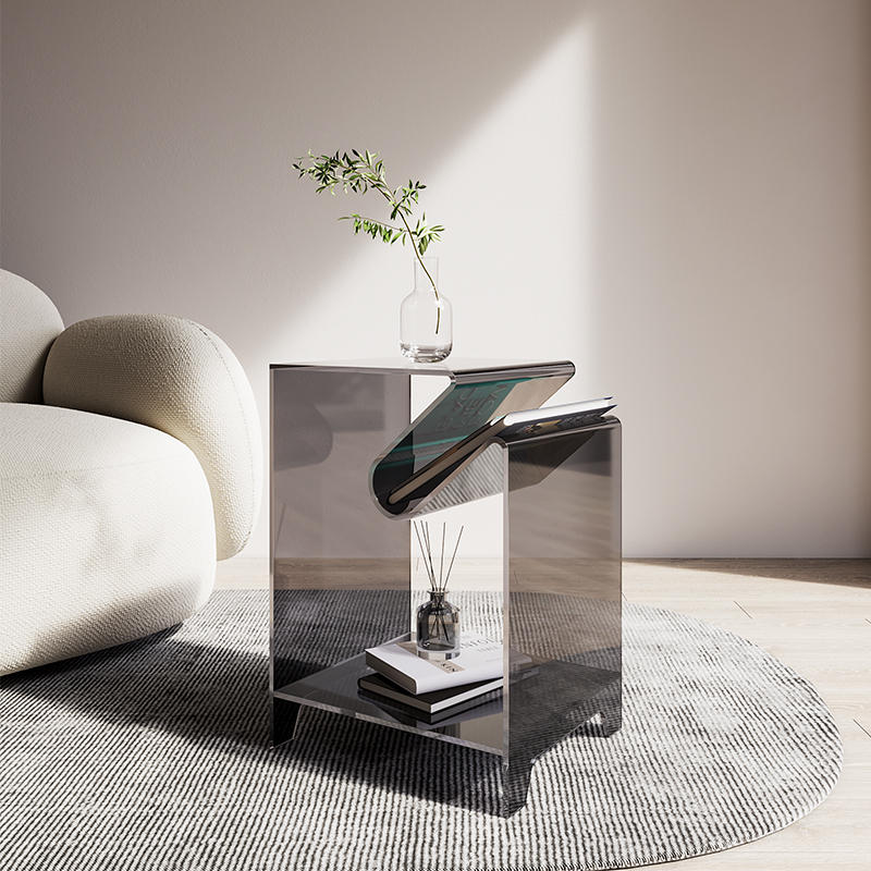 Colorful Acrylic Side Table Nightstand