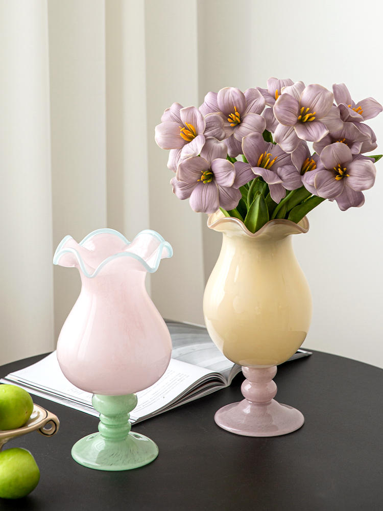 Elegant Purple Flower Vase