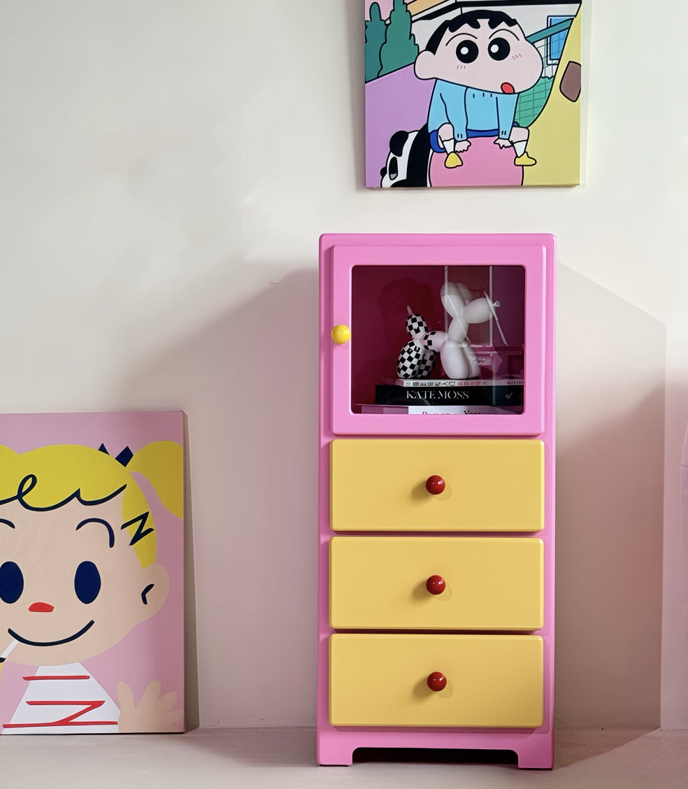 Pastel Cabinet Storage Dresser