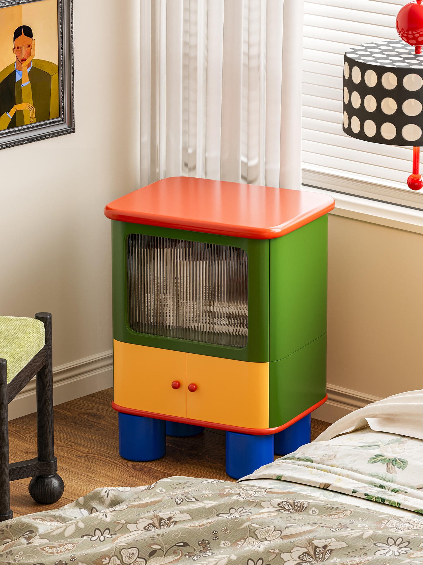 Colorful Multi-Functional Cabinet