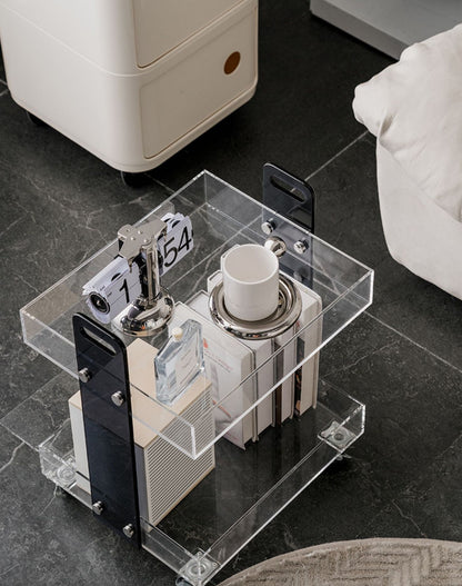 Stylish Acrylic Bar Cart