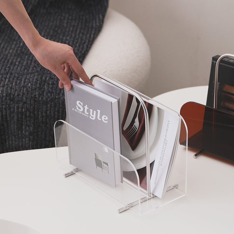 Desk Acrylic Book Rack