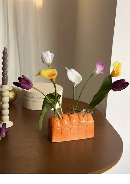 Bread Shaped Flower Vase