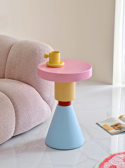 Pastel Round Side Table