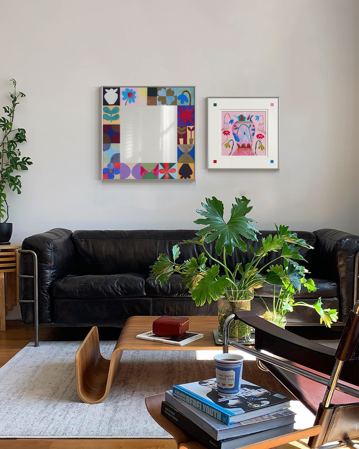 Bauhaus Style Art Mirror