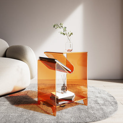 Colorful Acrylic Side Table Nightstand