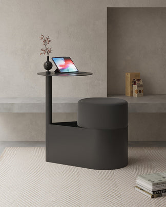 All in One Stool with Side Table
