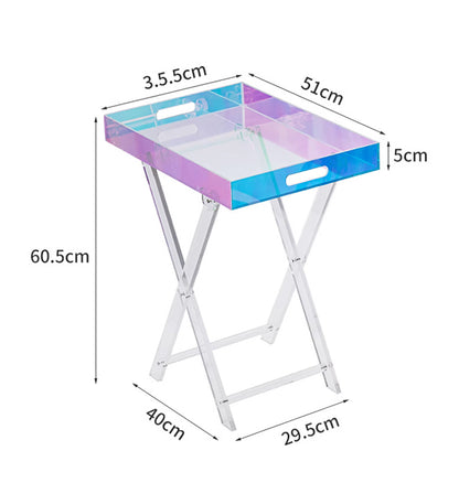 Foldable Acrylic Side Table