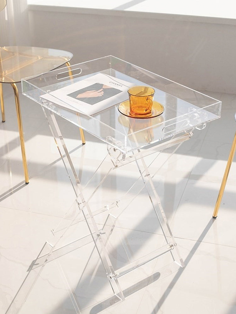 Foldable Acrylic Side Table