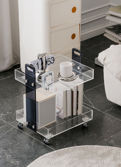 Stylish Acrylic Bar Cart