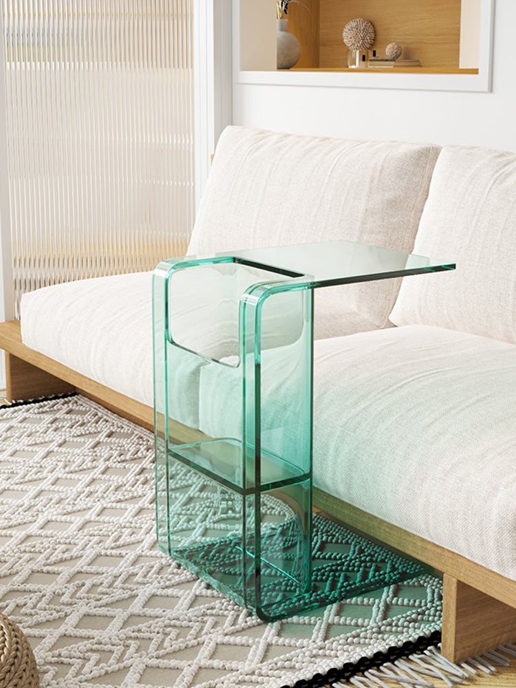 Acrylic Side Table Coffee Table 2 Way Use