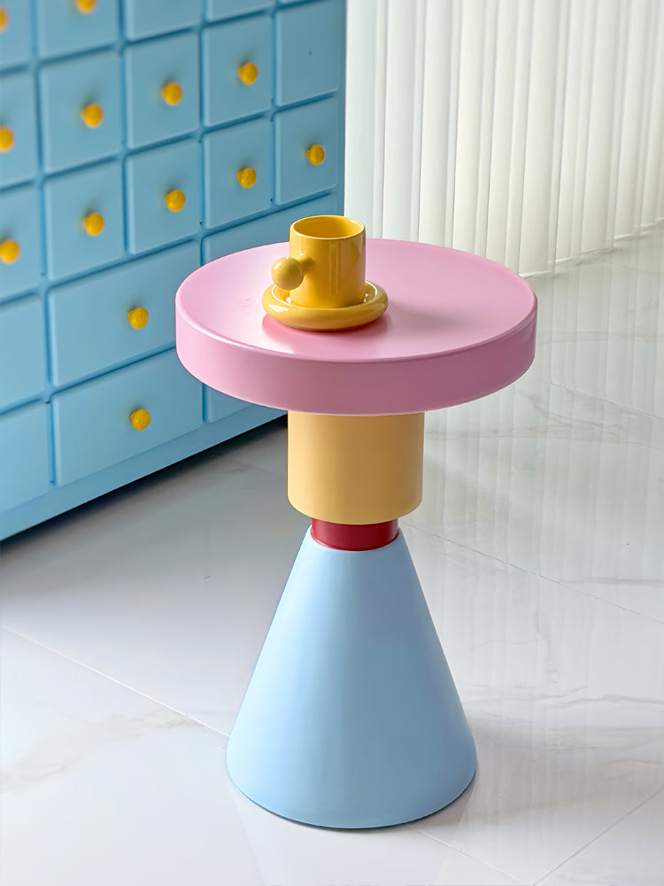 Pastel Round Side Table