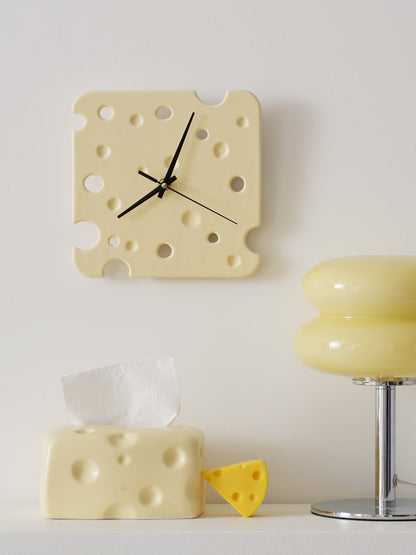 Cheese Shaped Wall Clock