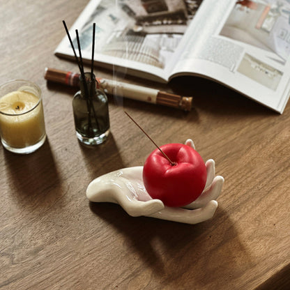 Apple-Shaped Incense Holder