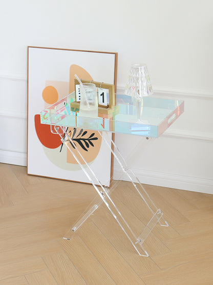 Foldable Acrylic Side Table