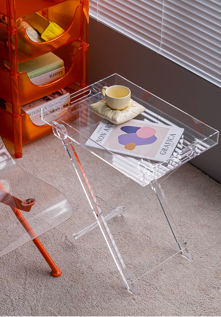 Foldable Acrylic Side Table