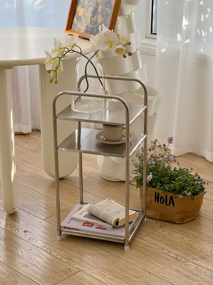 Vintage-Style Floor Storage Rack