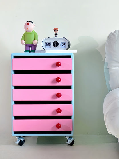 Pastel Colored Storage Cabinet