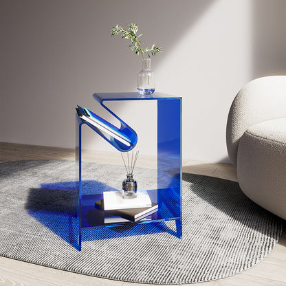 Colorful Acrylic Side Table Nightstand