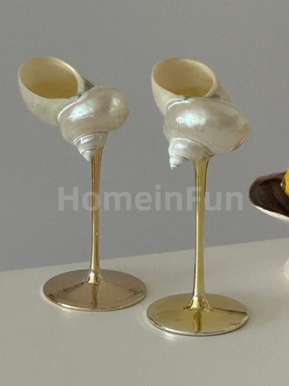 Conch Handmade Wine Glass 2PC Set