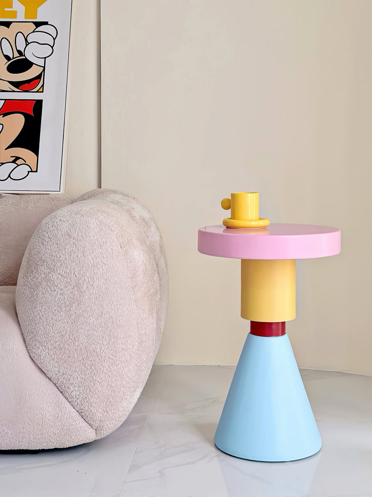 Pastel Round Side Table