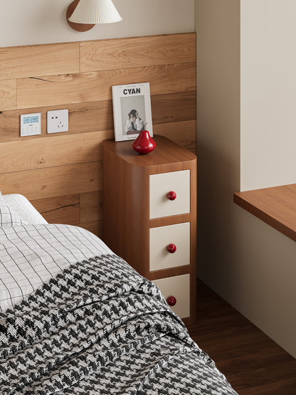 Pinocchio Style Narrow Nightstand
