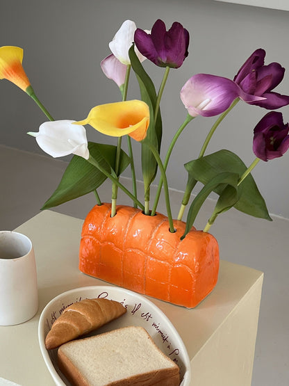 Bread Shaped Flower Vase