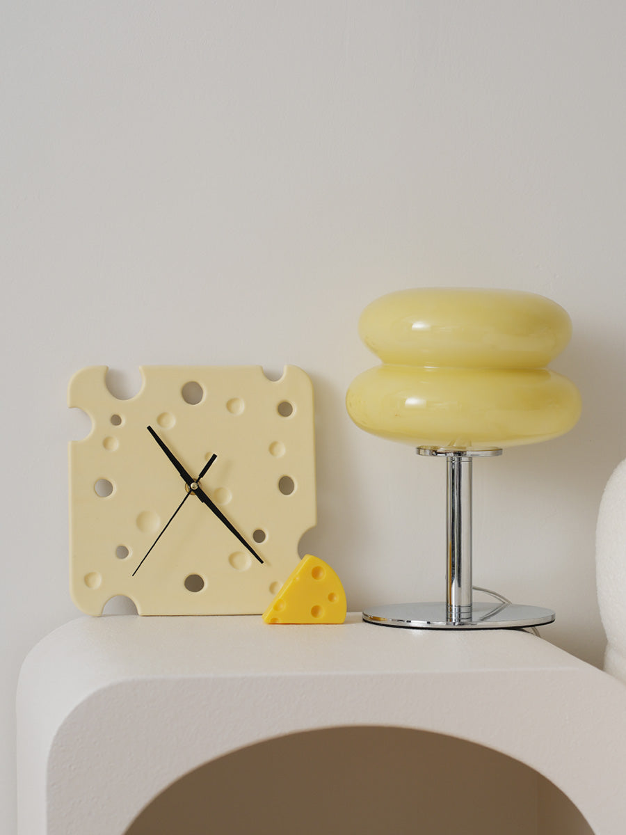 Cheese Shaped Wall Clock