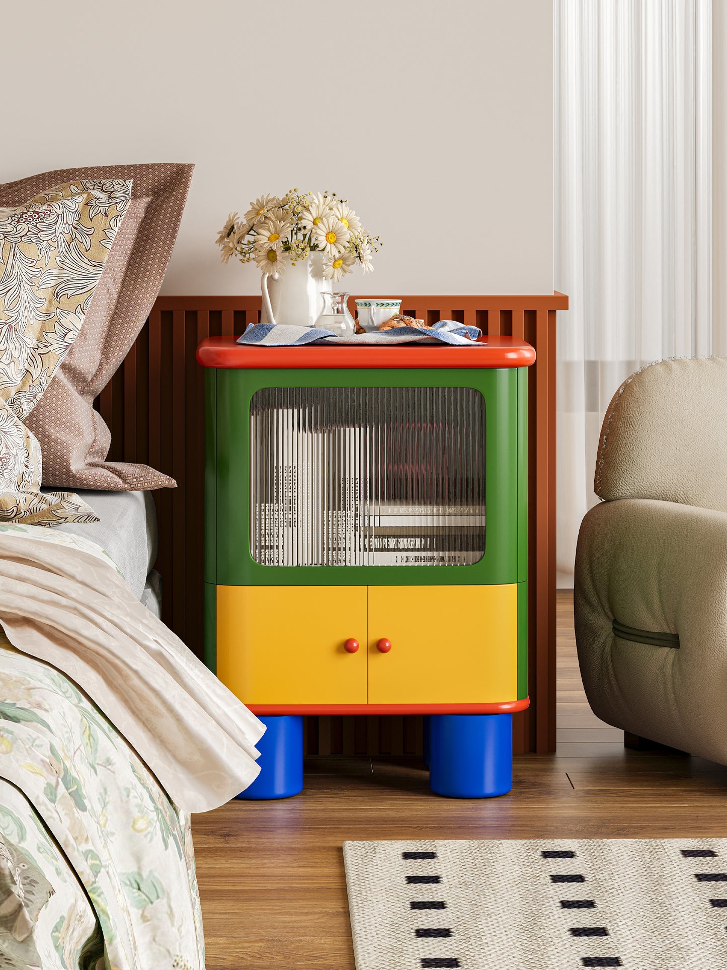 Colorful Multi-Functional Cabinet